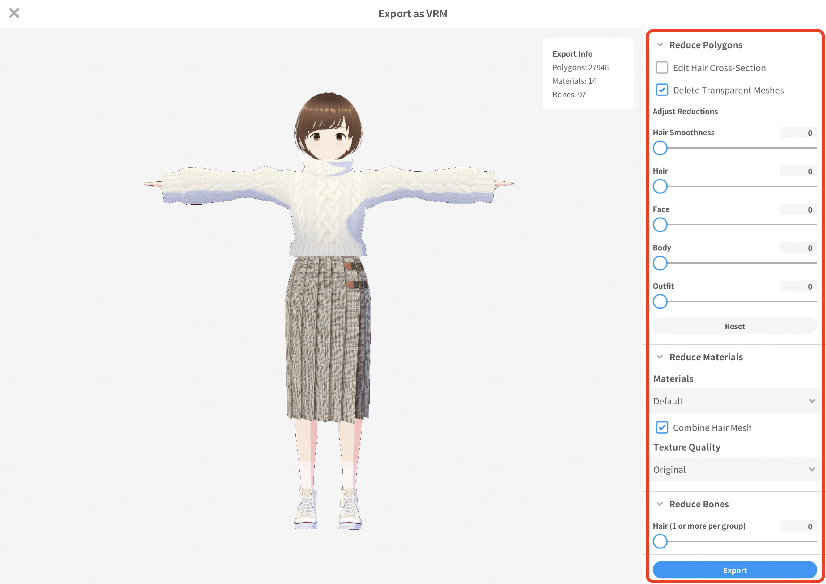 Check Your VRM in Play Mode - VRM documentation